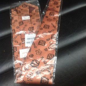 Nwt harni bronze silk necktie size Xl